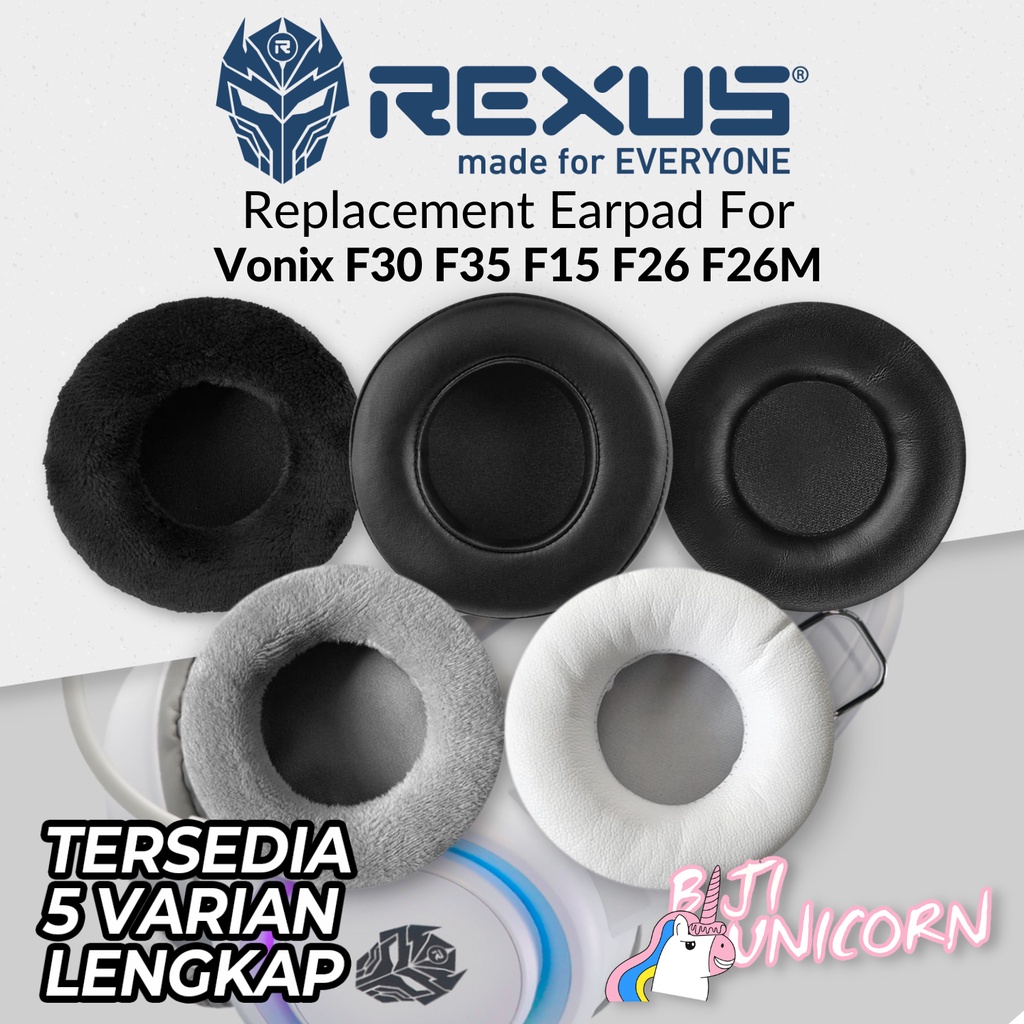 Earcup Earpad Ear Cushion Rexus Vonic F15 F26 F26M F30 F35 Busa Foam Bantalan