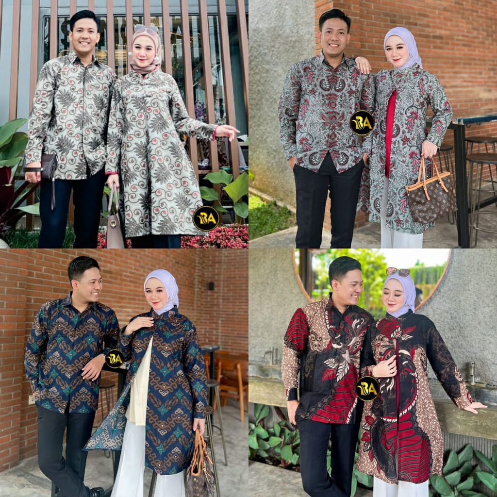 Batik Couple | Batik Couple Modern | Baju Batik Couple | Batik Tunik Couple