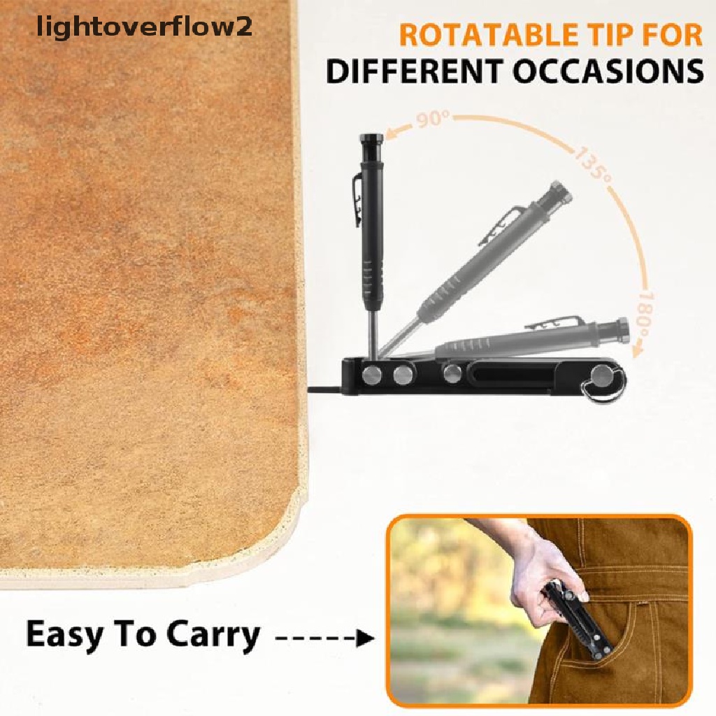 (lightoverflow2) Alat Ukur Sudut Adjustable
