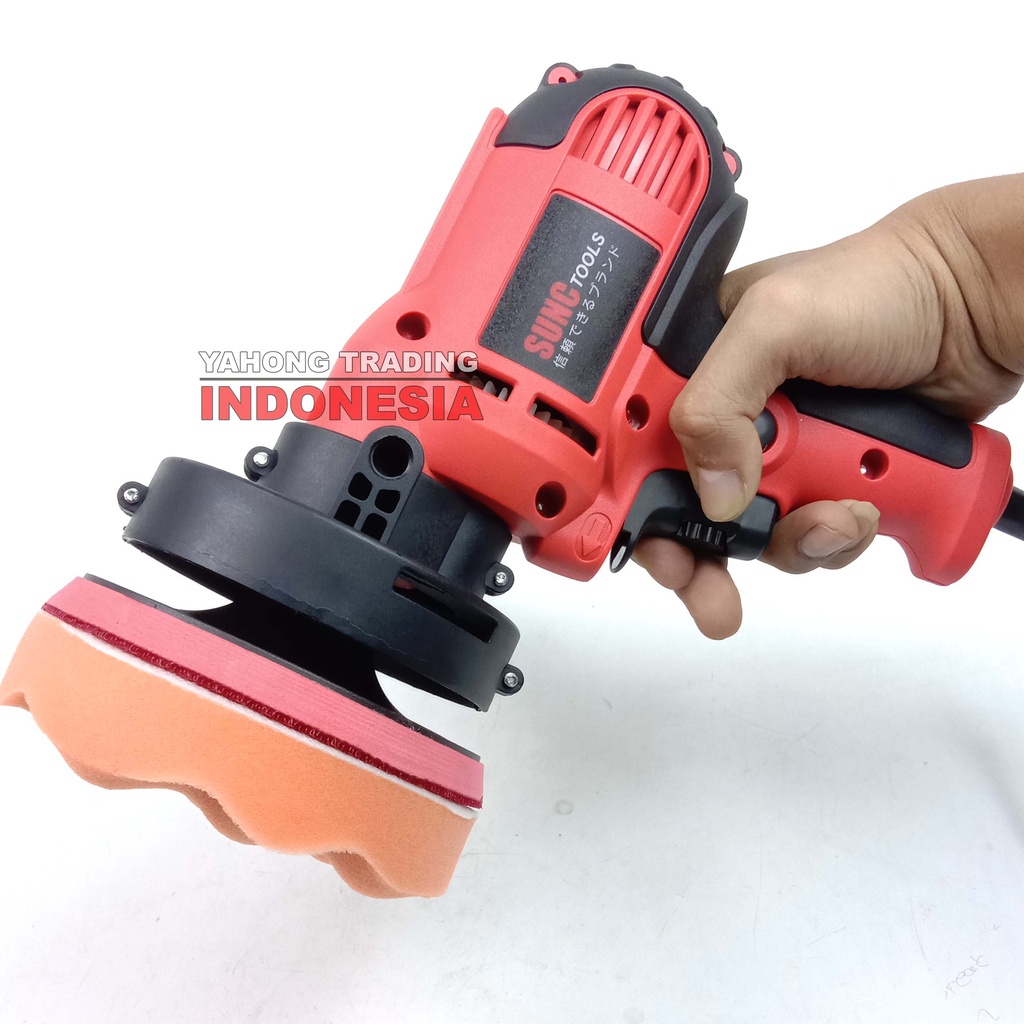 SUNC TOOLS Mesin Poles Mobil 5 Inch 125 mm Rotary Electric Polisher