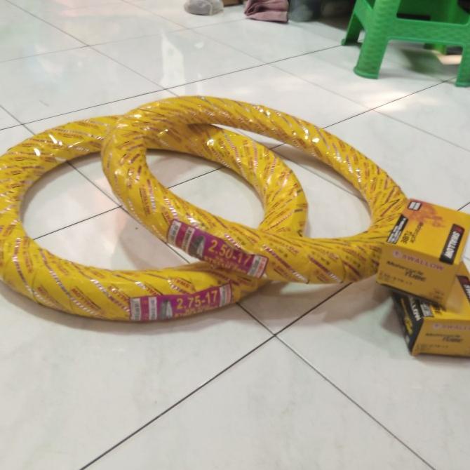 1 Set Depan Belakang Ban Luar Dalam Motor Revo / Supra / Bebek Standar