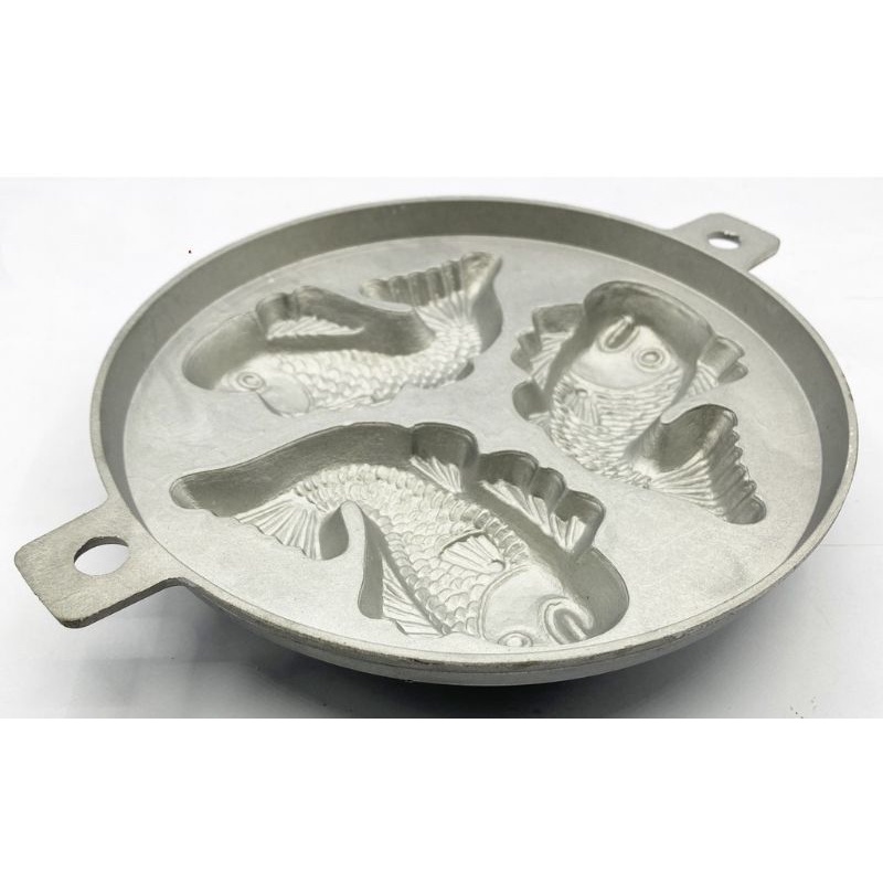 cetakan bolu cermai motif 3 ikan