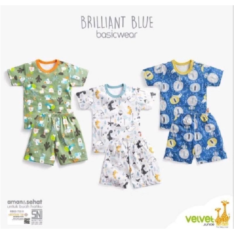 velvet setelan oblong pendek bayi anak M L XL XXL