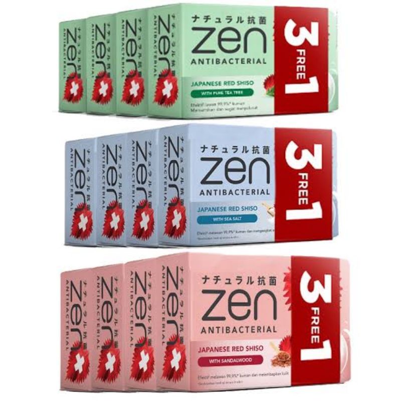 Sabun Zen Antibakteri All Varian -beli 3 gratis 1-