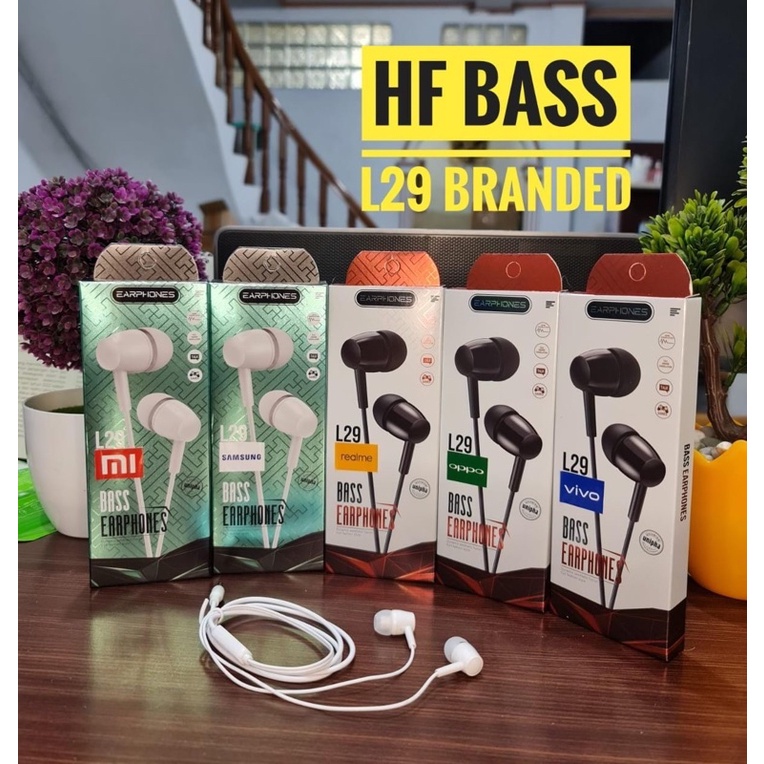 Headset D21 EXtra Bass Superbass Earphone Headset With Mic / Stereo Earphone