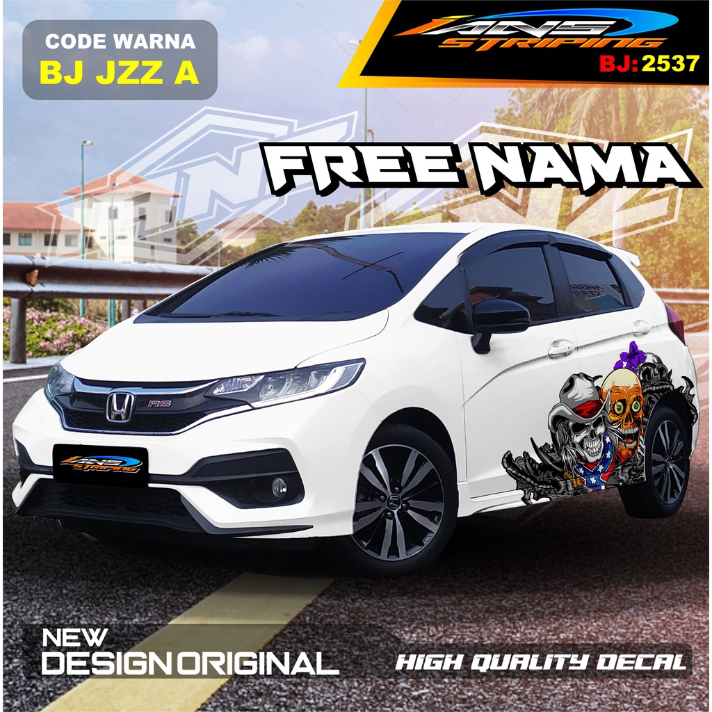 STICKER VARIASI HONDA JAZZ / STICKER DECAL MOBIL JAZZ / DECAL STICKER MOBIL HONDA JAZZ , BRIO / STICKERMOBIL