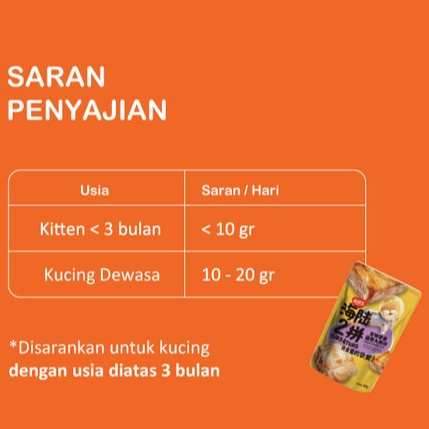 Kitchen Flavor Cat Snack Surf &amp; Turf 80 gr Snack Camilan Kucing