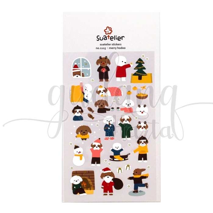 

GCC Stiker Merry Hodoo Dog Sticker Motif Hewan Lucu DIY Scrapbook GCC 303081