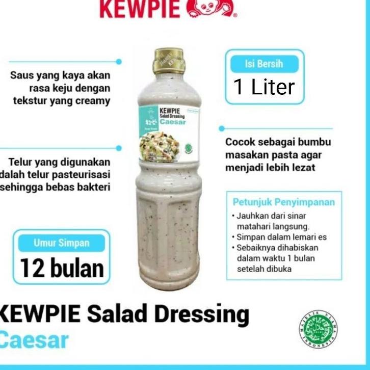

Langsung pesan--Kewpie Salad Dressing Caesar 1 Liter