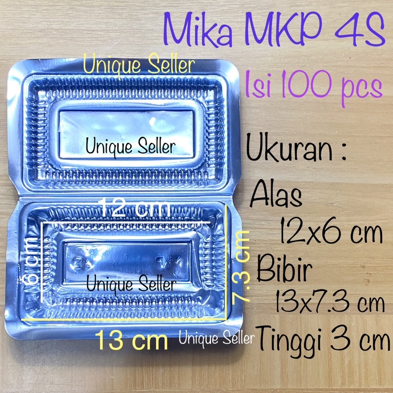 Mika 4A 4M 4S 4L 4T S4 isi 100 pcs / Mika 4 A Tebal / Mika Vip 4A / Mika Mega 4A / Mika MMP 4A / Mika AG B-4A B4A B 4A / Mika MKP 4L 4M 4S / Mika Send 4 S4 4T / Mika Kue Jajan Roti Basah