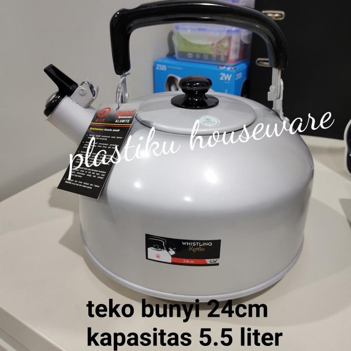 TERBARU Teko bunyi maspion 5,5L ceret air teko siul whistling kettle 24cm /PERALATAN MASAK SET/PANCI