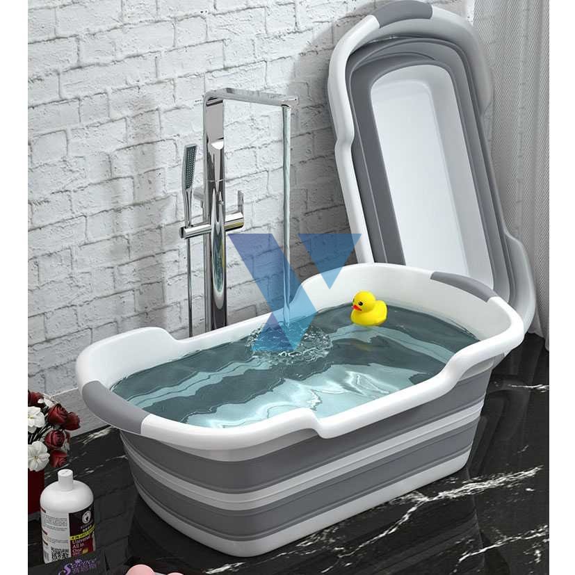 BATHE PROJECT Bak Mandi Bayi Lipat Baby Bathtub 60 x 40CM - ZD009 ( Al-Yusi )