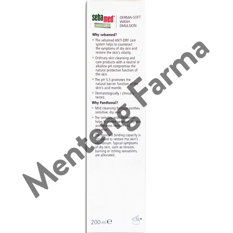 Sebamed Anti Dry Derma Soft Wash Emulsion 200 ML - Sabun Khusus Kulit Kering dan Sensitif