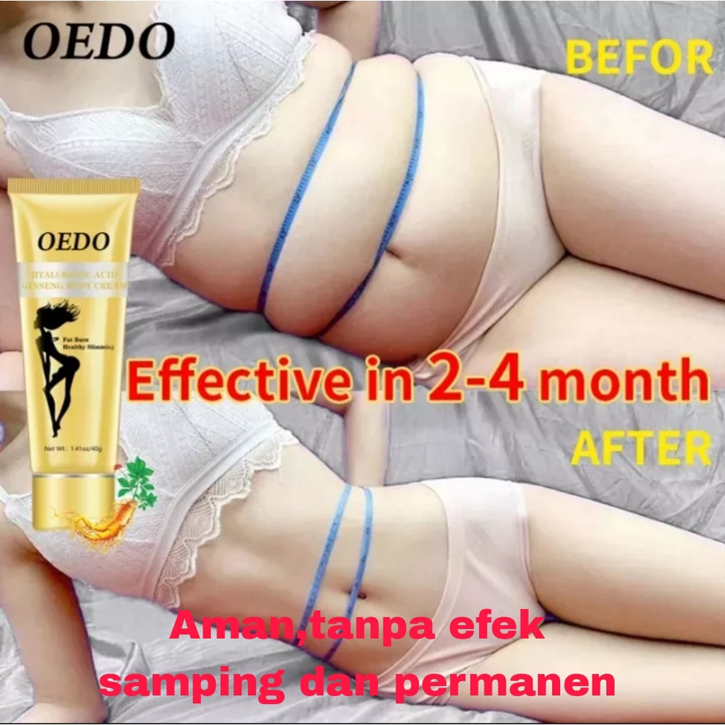 ORI 100% OEDO KRIM PENURUN BERAT BADAN MENGHILANGKAN SELULIT/HYALURONIC ACID GINSENG SLIMMING CREAM 