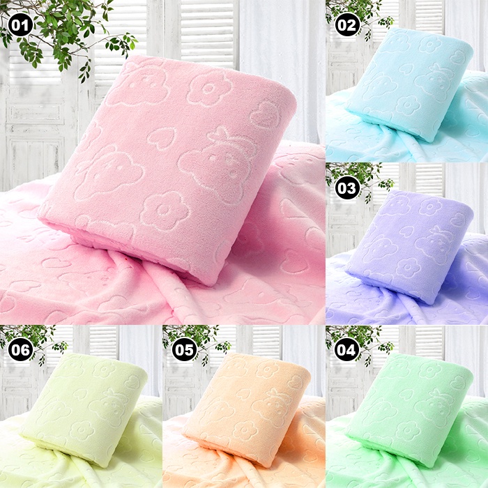 Handuk Mandi Dewasa Bahan Halus Type H16 Ukuran 70 x 140 cm / Handuk Bayi