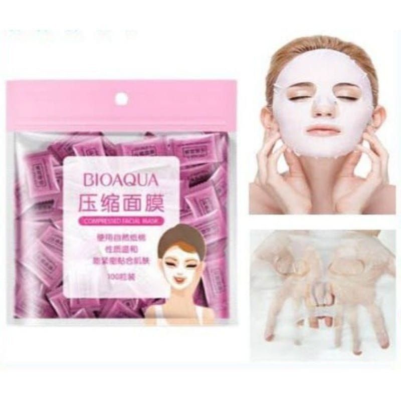 Medan Termurah Original Masker wajah Candy mask compressed mask
