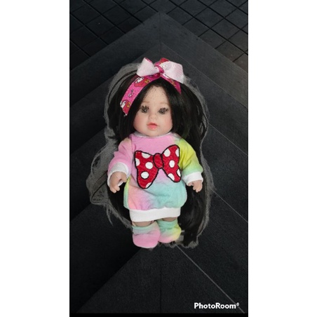 baju boneka reborn, lukthep size 12 inch