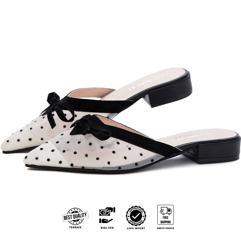 Dokter Sepatu Import - Sandal Slop Slip On Wanita Import Terbaru  818 - Free Kotak Sepatu !!! Sale!!!
