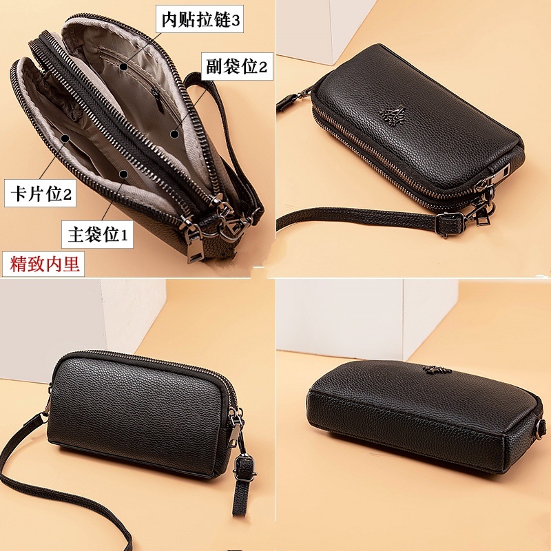 TAS SELEMPANG WANITA IMPORT KULIT HITAM TA677B5 TALI PENDEK TERVIRA FASHION KECIL KOREA KEKINIAN SIMPLE SLING BAG REMAJA PREMIUM CEWEK MURAH BRANDED BATAM