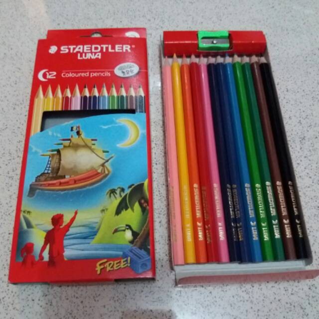 

YUH Pensil Warna / Coloured Pencils Staedtler Luna 12 dan 24 Warna