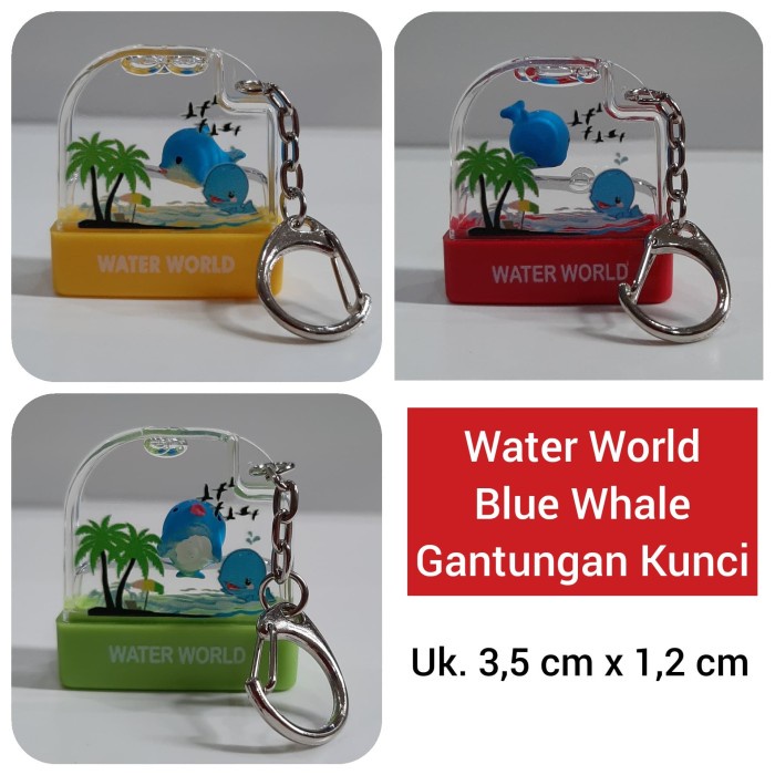 

Murah Waterworld Stamp With Key Chain / Stempel Nama Ww Blue Whale Ganci Bagus