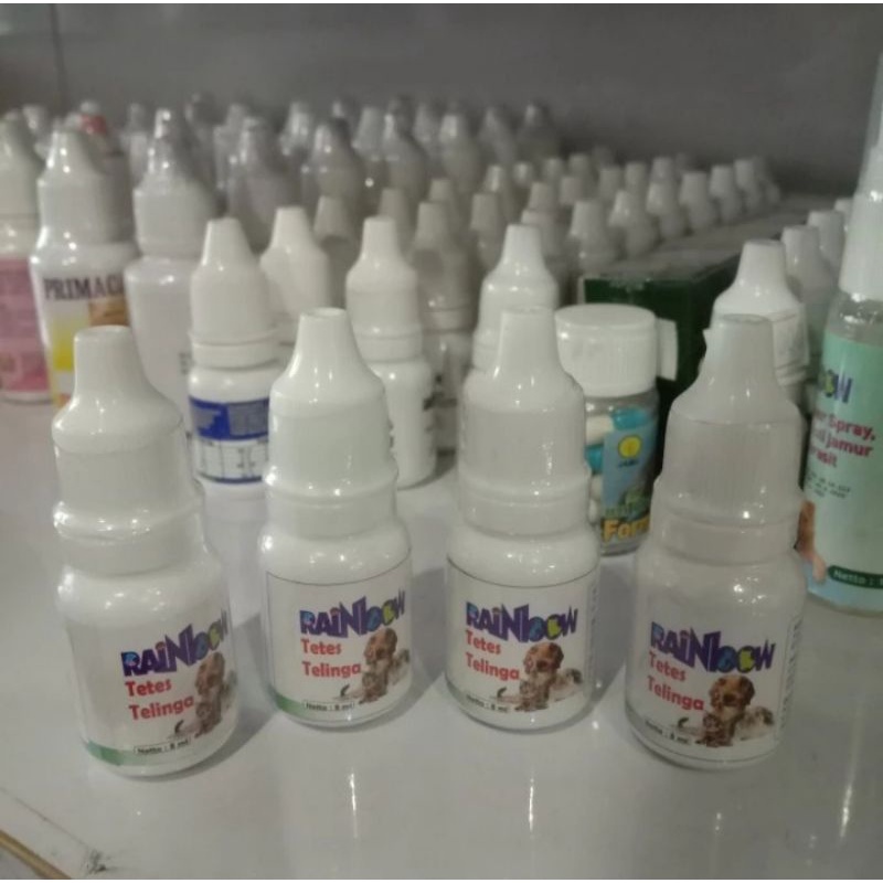 Rainbow tetes telinga kucing anjing dan kelinci 8 ml