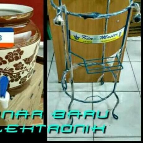 GUCI KERAMIC GALON / GUCI AIR GALON & KAKI GUCI / MOTIF CORAK UKIRAN