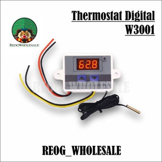 Thermostat Digital AC 12V 220V XH W3001 Termostat Alat Pengatur Suhu Panas Dingin Mesin Tetas 110V