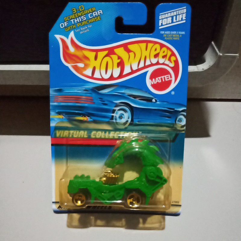 Rodzilla Hotwheels Virtual collection Hijau