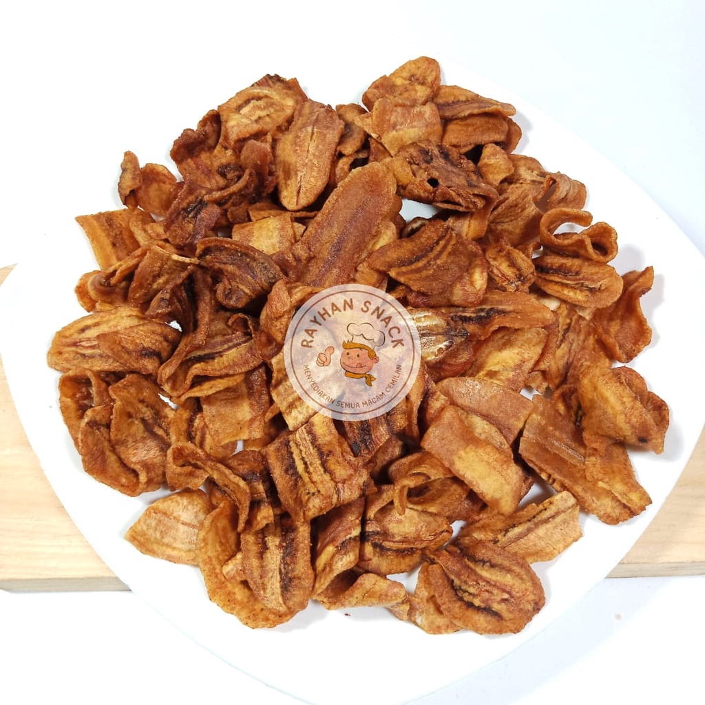 

Keripik Pisang Sale Kering 250gr Cemilan Pisang Manis Enak Renyah