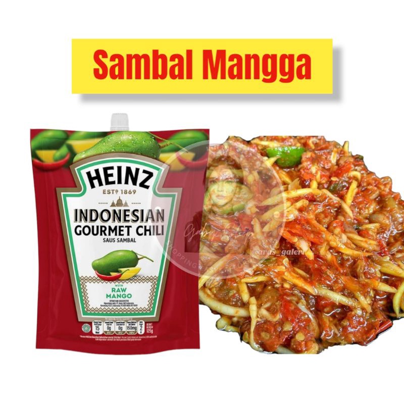 HEINZ SAMBAL INDONESIA SAMBAL MANGGA MUDA 125 GR