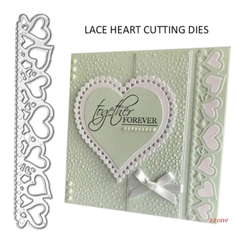 Cetakan Stensil Cutting Dies Motif Hollow Bahan Metal Untuk Scrapbook / Craft Diy / Kartu