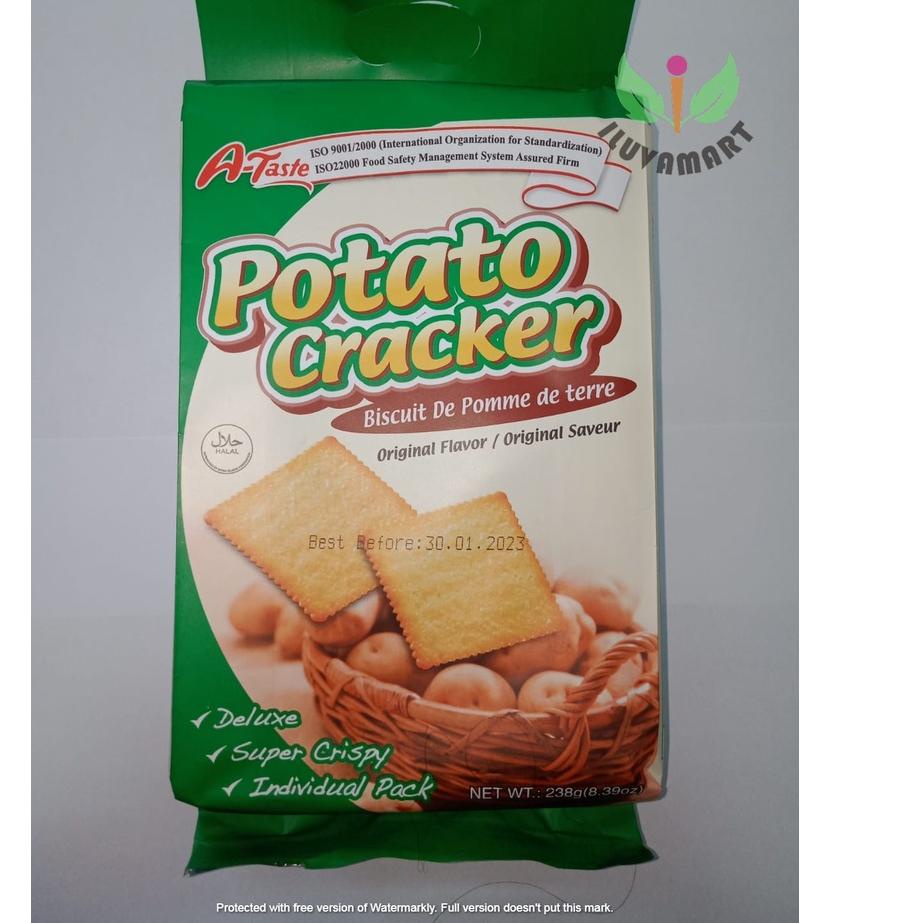 

TrcIi7I2--A Taste Potato Cracker 238gr Biskuit Kentang Original Potato