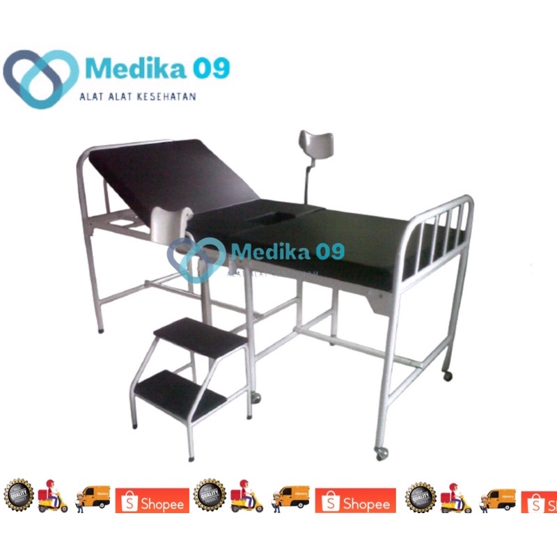 Bed verlos / Bed Partus / Obgyn Bed /Tempat Tidur Persalinan