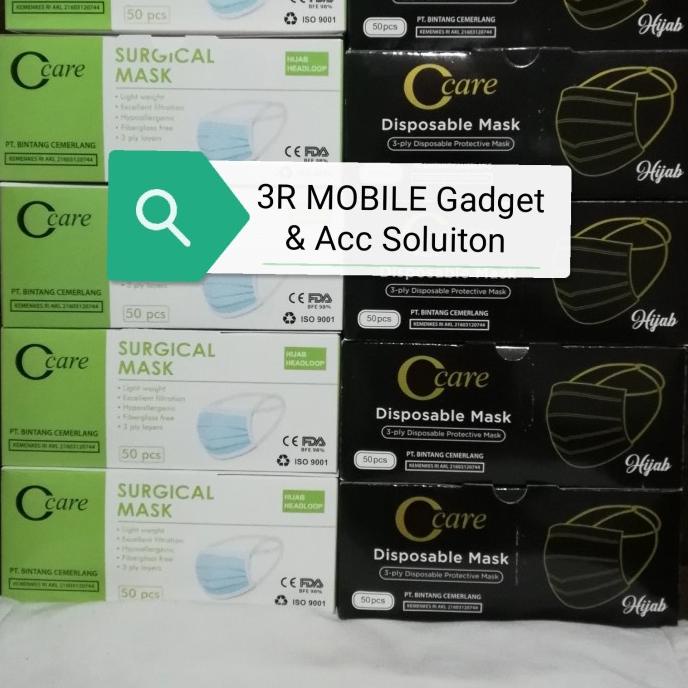 masker C care Surgical Mask Disposable mask hijab 25-3rmobile Ayo Beli