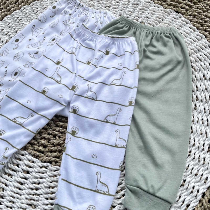3 PCS Celana Bayi Panjang Celana Bayi Baru Lahir Celana bayi Newborn DNW BABY