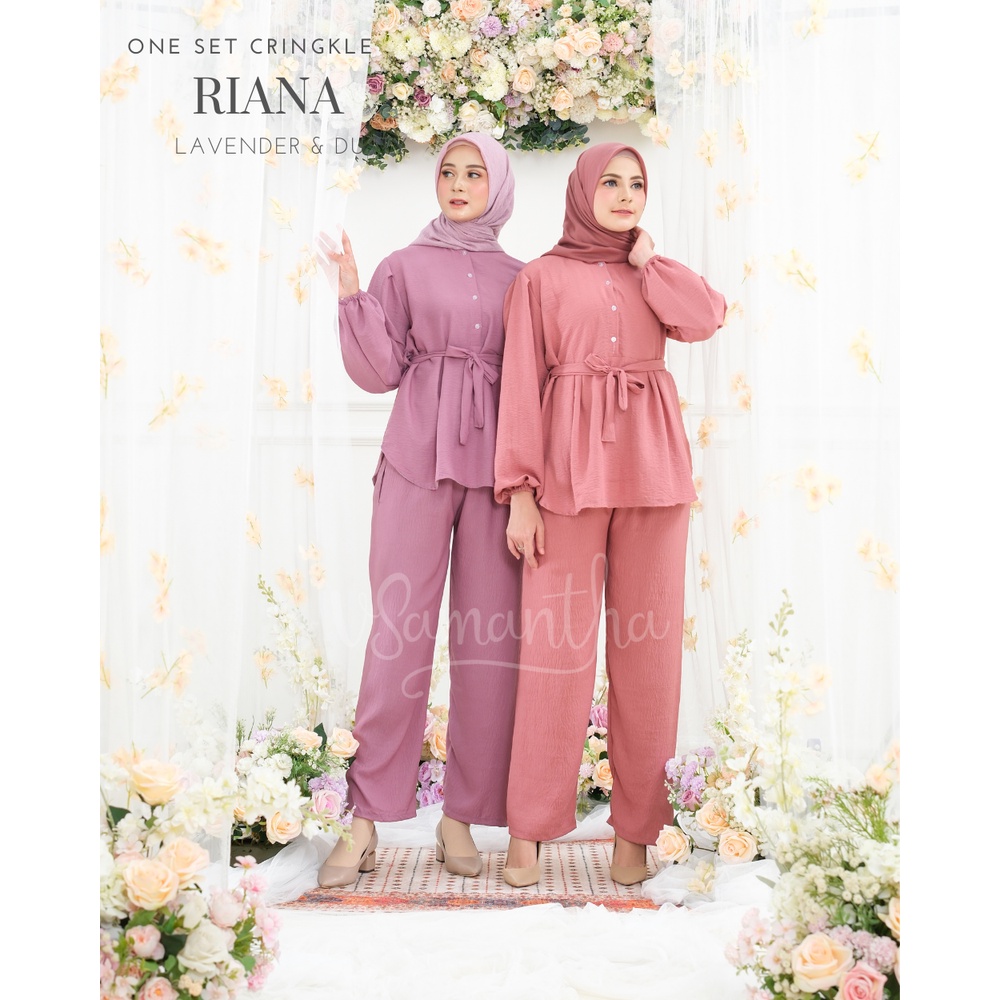 One Set Wanita Crinkle Airflow Riana