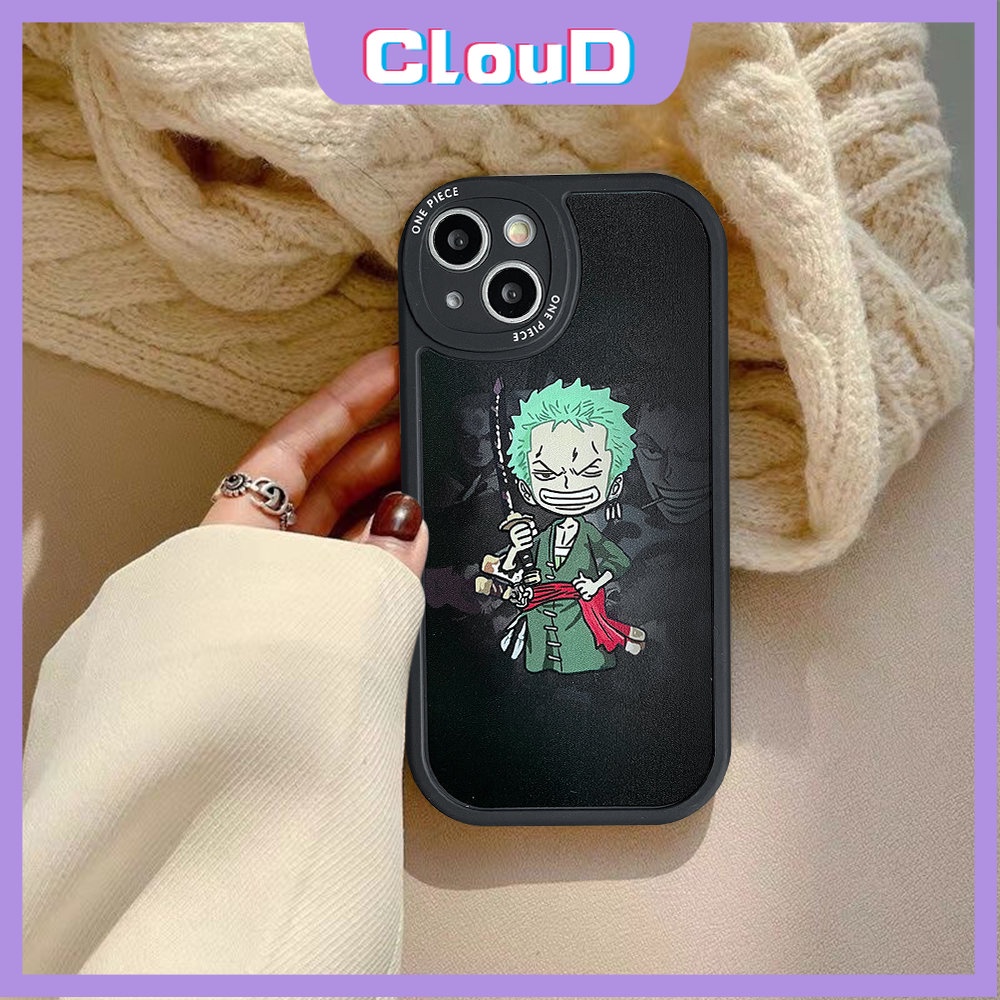 Oppo A96 A55 A76 A57 A17 A77s A16E A15s A3S A94 A95 A5S A16K A92 A15 A74 A1K A53 A33 A9 A31 A5 A54 A36 A12 A7 A16 Reno 5Z 8 6 4 4F 7Z 5F Anime One Case Zoro Kartun Potongan Kartun Soft Case