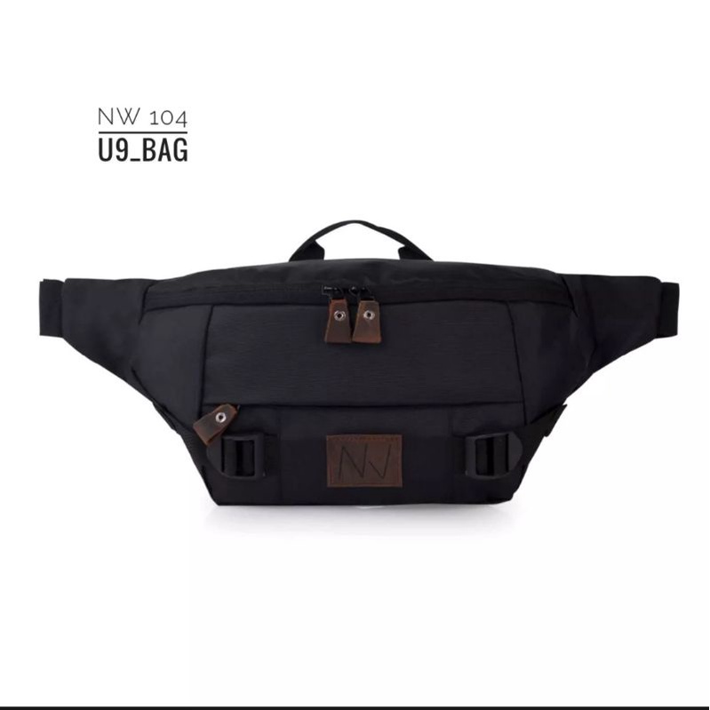 Waistbag Nwcasual 104 bahan courdura nylon taspinggang pria/unisex