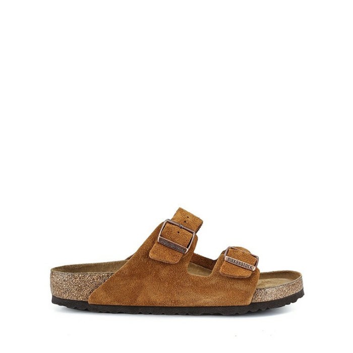 BIRKENSTOCK SANDAL PRIA ORIGINAL Arizona SFB Suede Leather Sandals