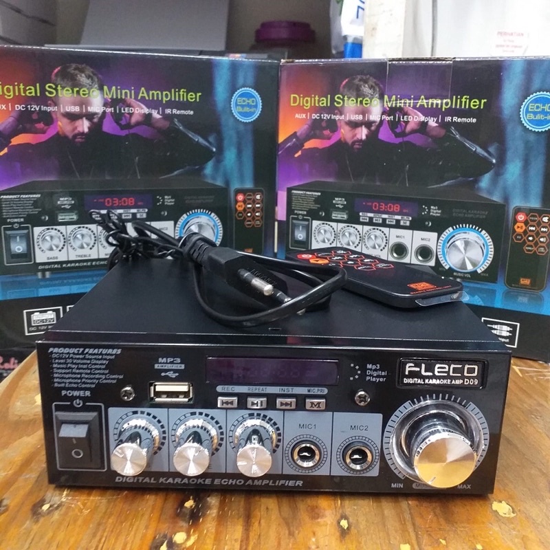 COD AMPLIFIER FLECO D09 SUBWOFER EXTRA BASS