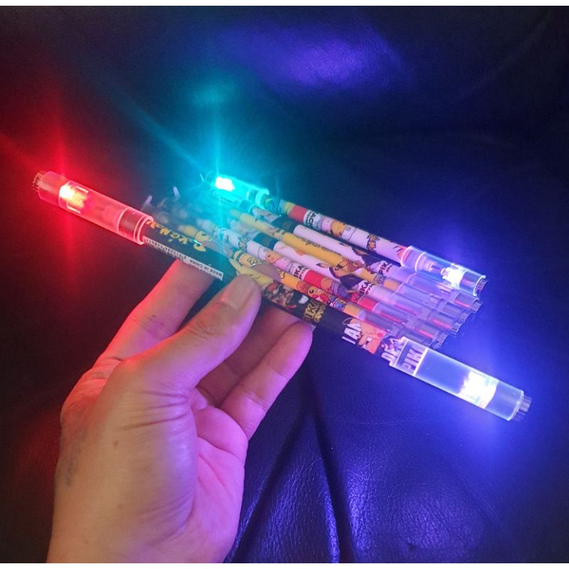 SPINNING PEN POKÉMON LED / PEN PUTAR / PEN AJAIB / PEN ANTI STRESS / PEN BALANCE BISA PILIH WARNA