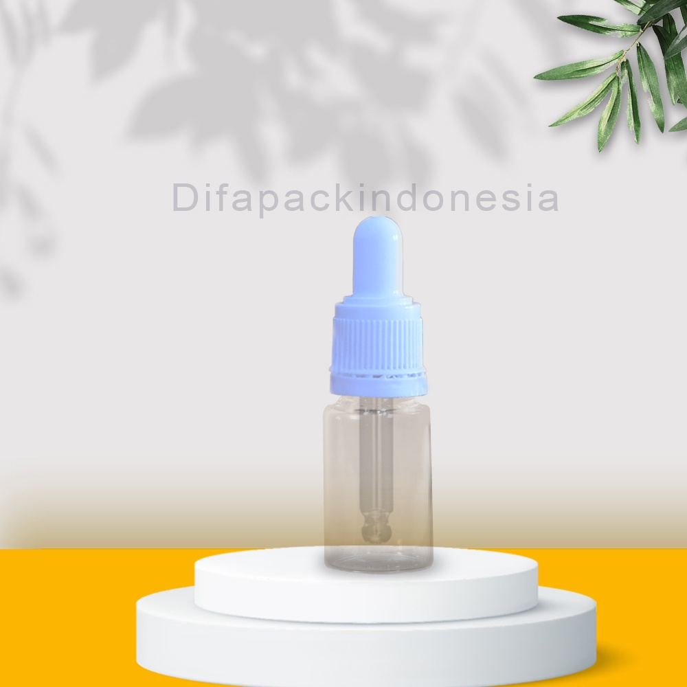 Botol pipet kaca 10ml putih putih bening tipis