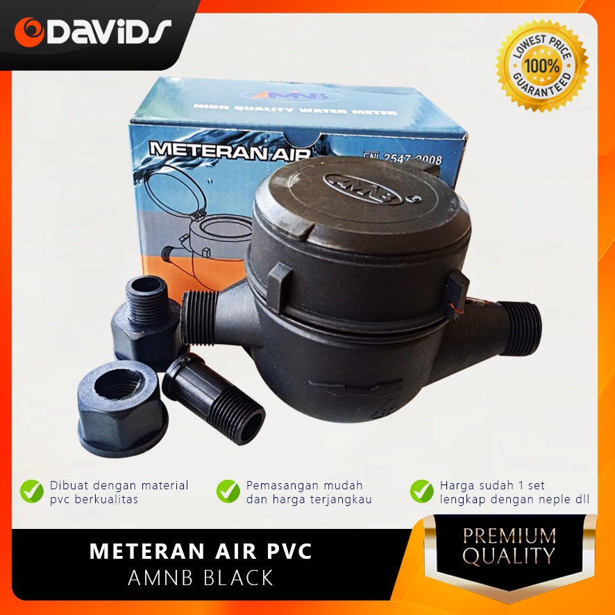 Meteran Air Pdam Pam Water Meter Pvc Plastik