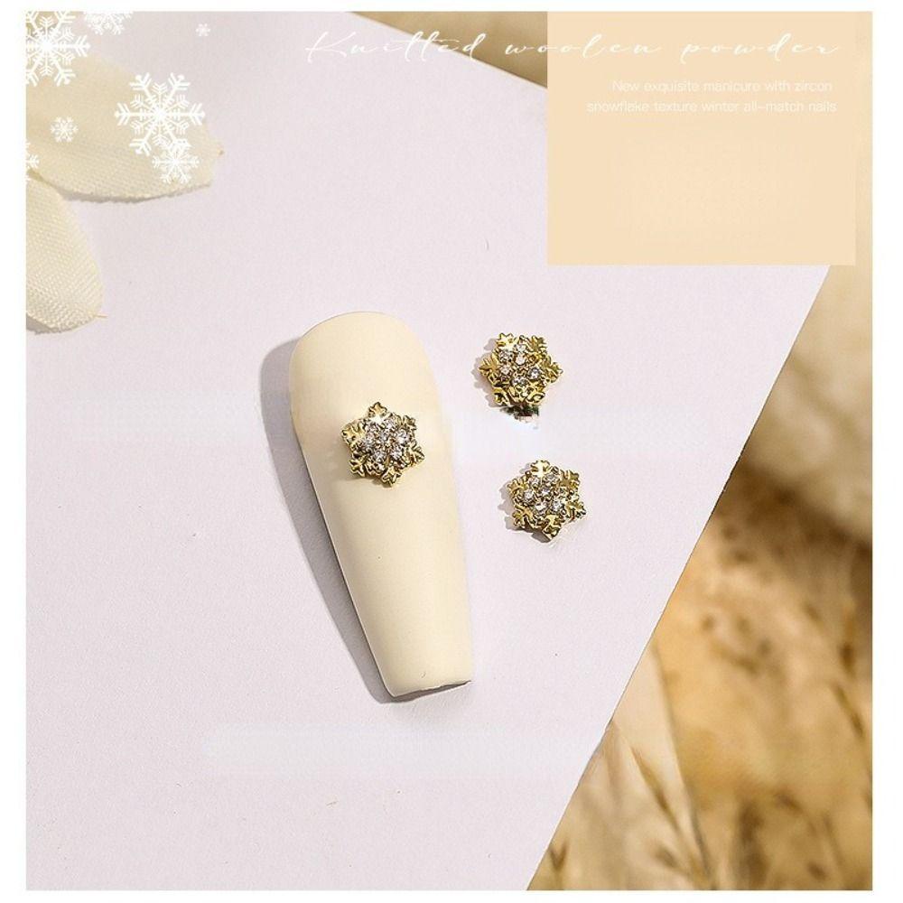 Mxbeauty Christmast Nail Charms 3D Zirkon Desain Kuku Dekorasi Kuku Manicure Aksesoris Bagian Kuku Rhinestones Kuku
