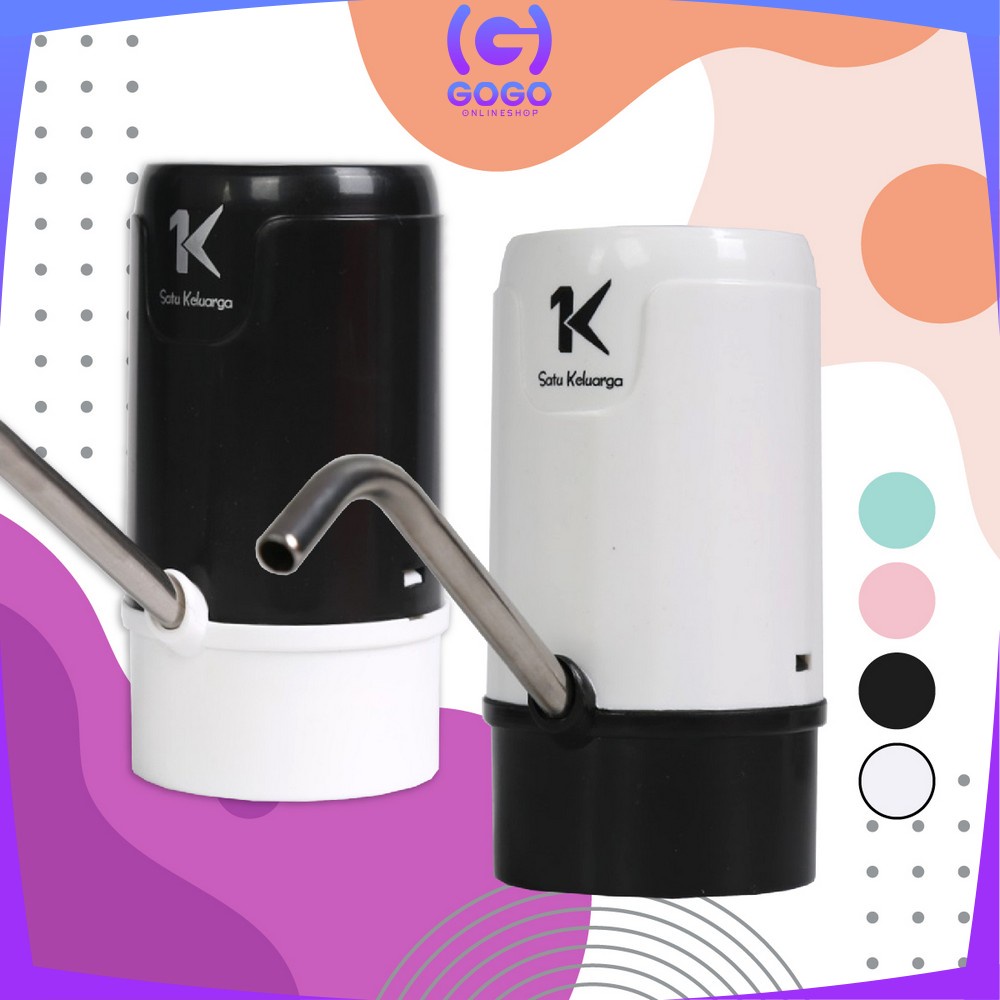 GOGO-C475 Pompa Galon Elektrik Dispenser Air Minum Gallon Recharge Gallon Pump / Dispenser Air Elektrik / Pompa Galon Elektrik Listrik USB Charger
