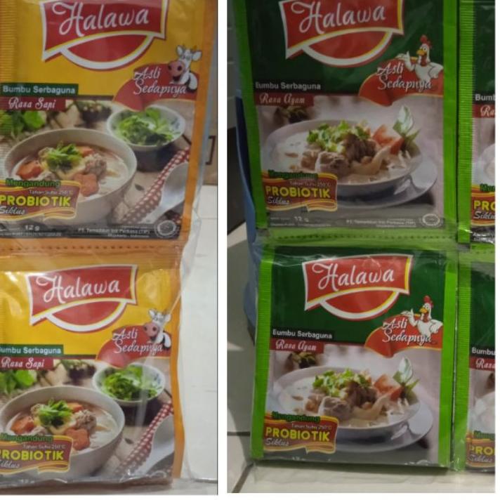 

Terbaru dan terlaris Kaldu Halawa Mix Ayam Sapi 24sachet (Ayam 12, Sapi12) !!