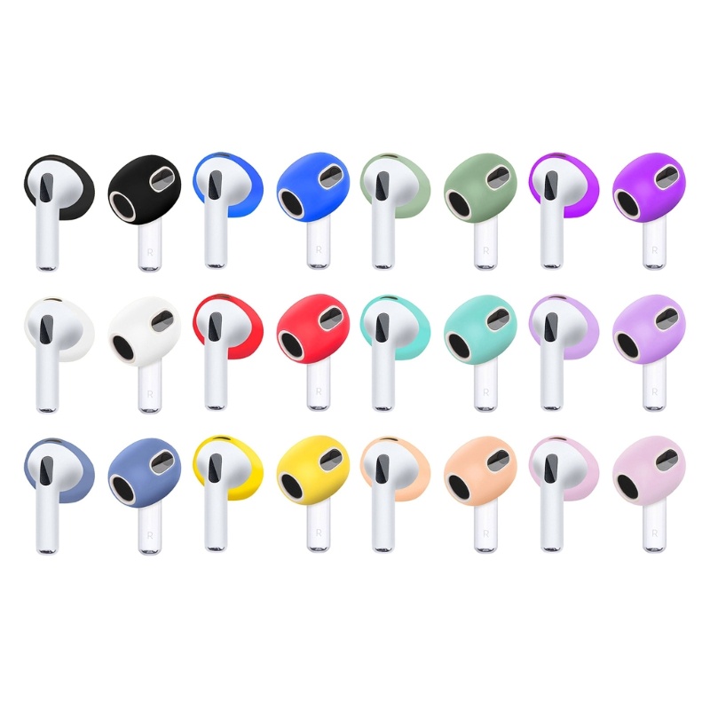 Bt 3pasang Earphone Case Cover Silikon Lembut Bantalan Telinga Untuk Pods Pads3 Earbud Ear Tips Earphone Aksesoris