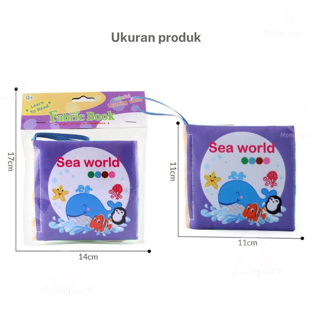 MOMMYCARE SOFTBOOK BUKU BANTAL MAINAN BAYI BUKU BAYI SOFT BOOK BUKU KAIN BUKU BANTAL EDUKATIF