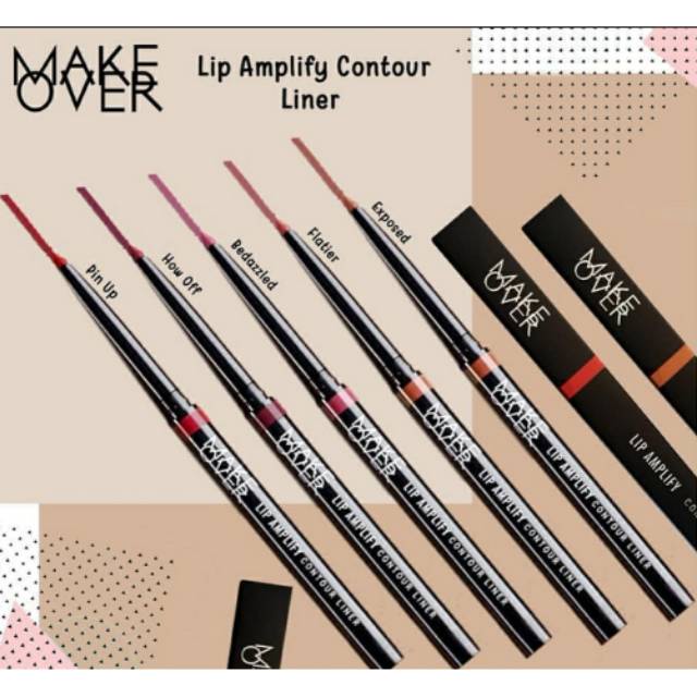 MAKE OVER Lip Amplify Contour Liner | Lip Liner BY AILIN